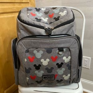 DISNEY 🐭 Mickey Mouse 🐭 XL Diaper Bag! Complete with never used changing liner